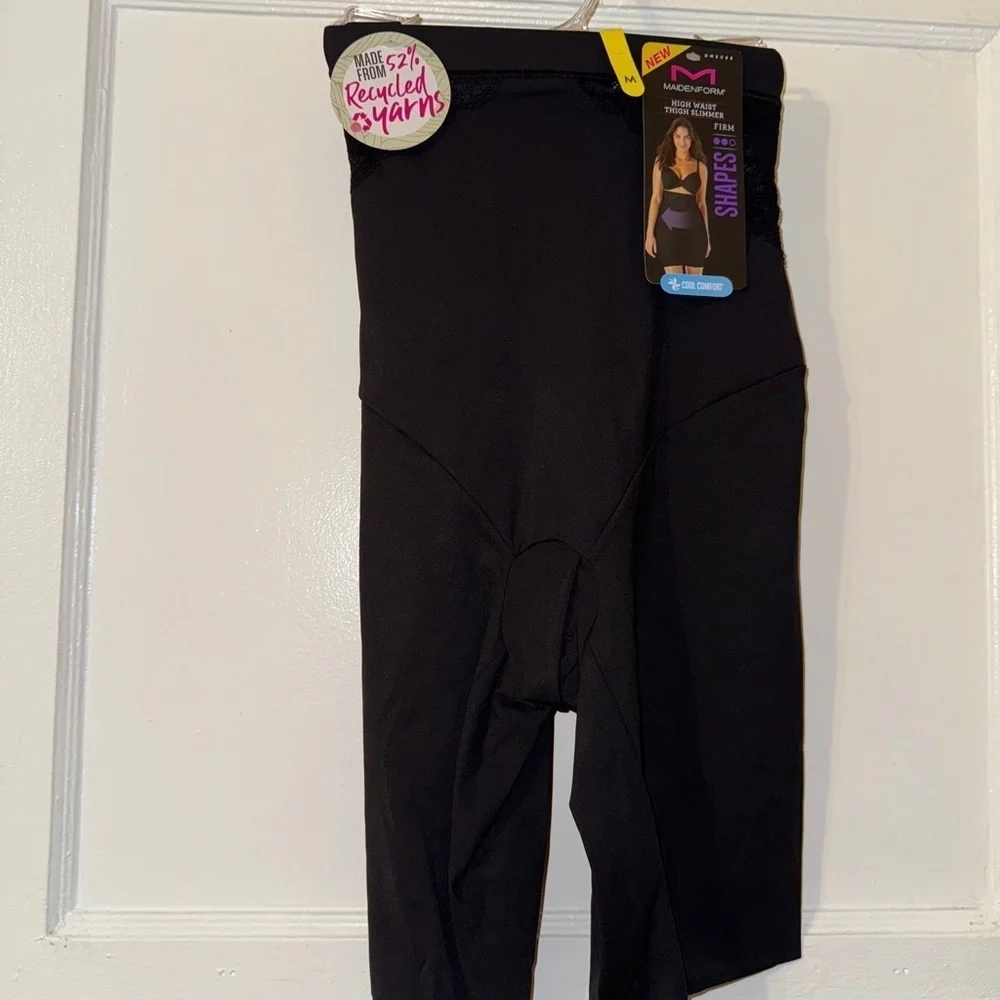 Maidenform Lace High Waist Thigh Slimmer Shapewear NWT medium